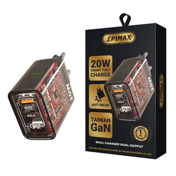 کلگی 18+20 وات گان EPIMAX مدل EU-149