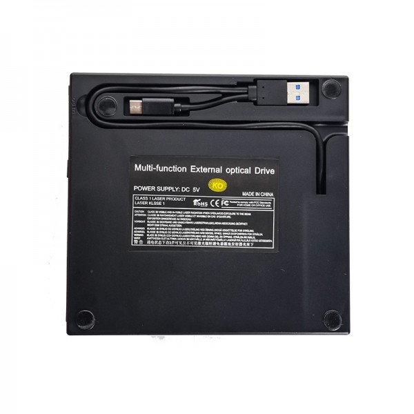 دی وی دی رایتر اکسترنال + هاب و رم ریدر USB3.0 Type-C کی لینک (KLINK) مدل K-8260